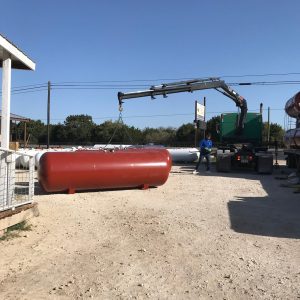 New load of 1000 gallon underground tanks CA 3 1